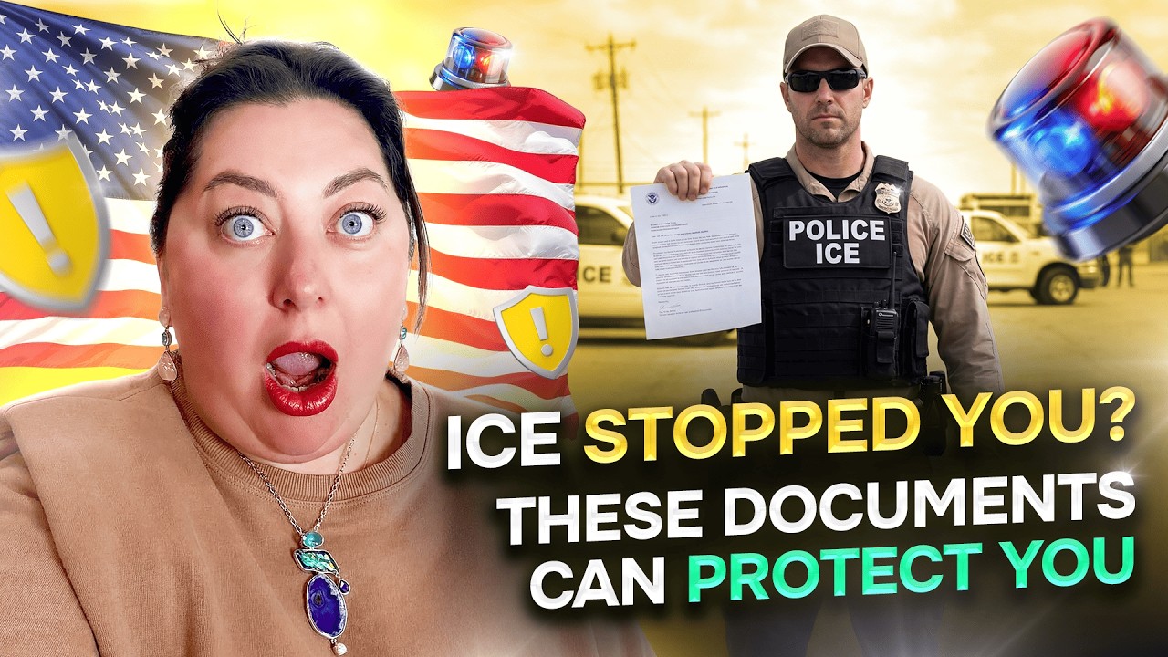 Вас остановила иммиграционная служба (ICE)? Документы, которые должен иметь при себе КАЖДЫЙ иммиг...