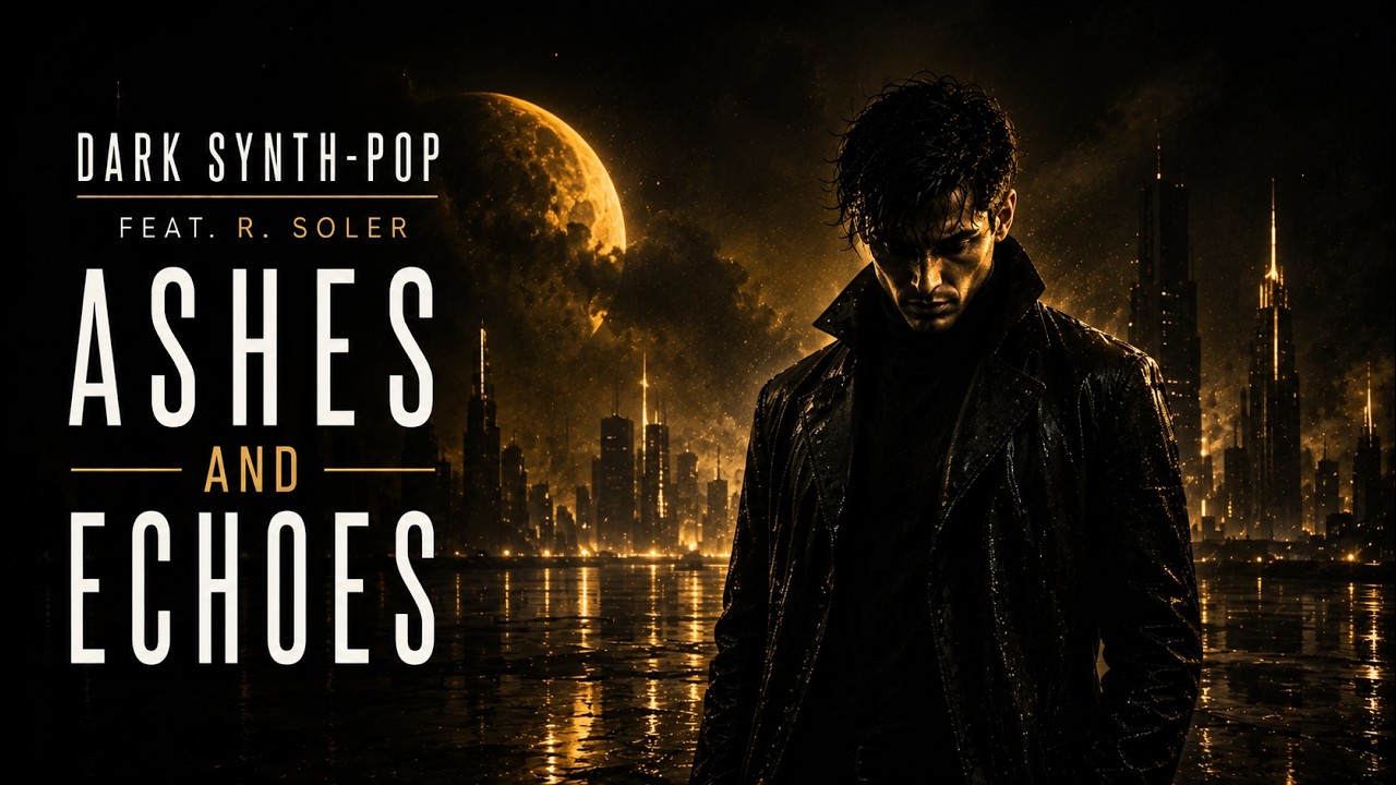DARK SYNTH-POP &mdash; ASHES AND ECHOES | feat. R. Soler | Dark Atmospheric Synth-Pop (Official Audio)
