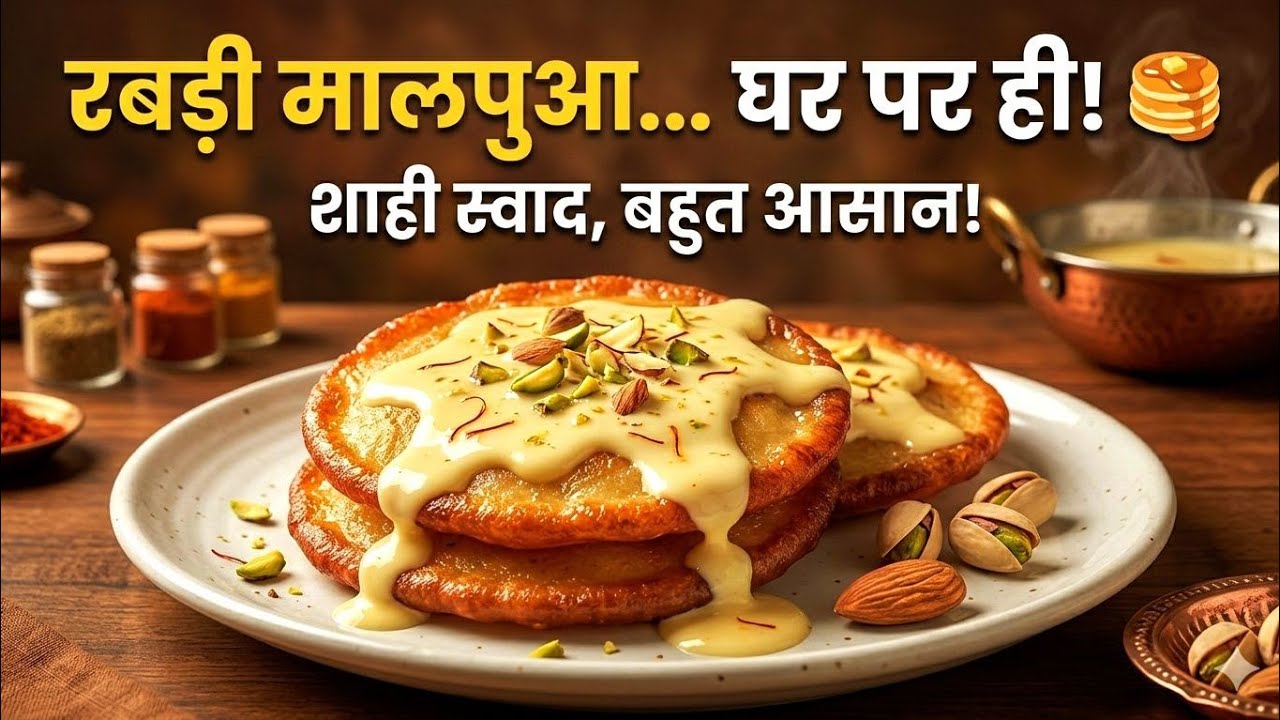 Rabdi Malpua ❤️ | Halwai Jaisa Swad, Ghar Par! 🥞