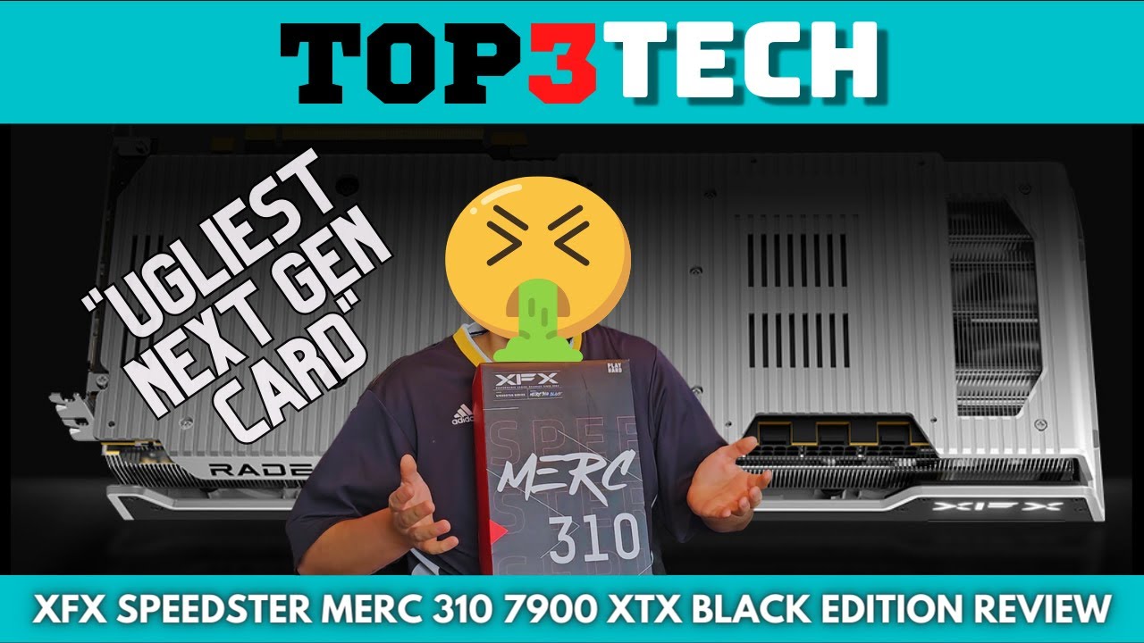 Распаковка XFX Speedster Merc 310 RX 7900 XTX Black Edition плюс тесты | Top3Tech