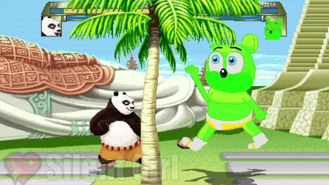 REQUESTED BY @paulaortiz1827: Po Panda (ronic106) vs Gummibar (elmofan17) - Mugen Battle