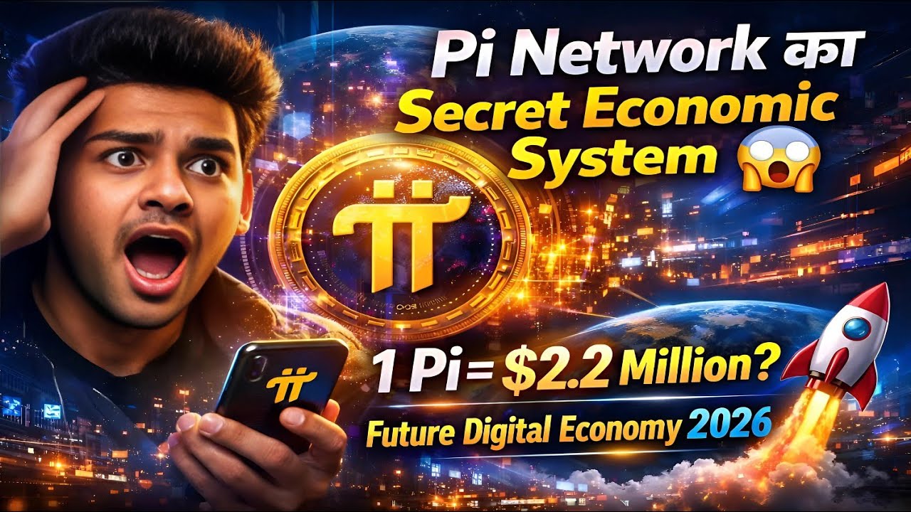 🔥Pi Network का Secret Economic System 😱 | 1 Pi = $2.2 Million? Future Digital Economy Explained 2026