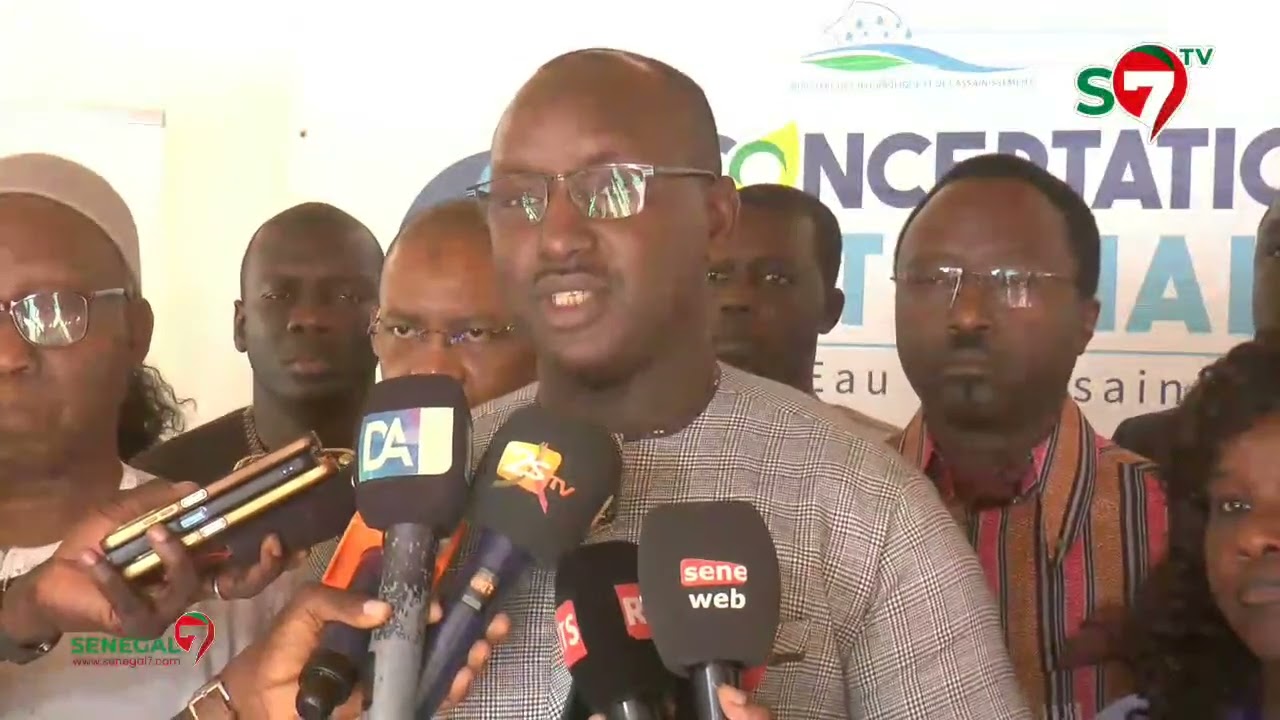 Concertation Eau et Assainissement : Le ministre Cheikh T. Diéye salue des recommandations utiles
