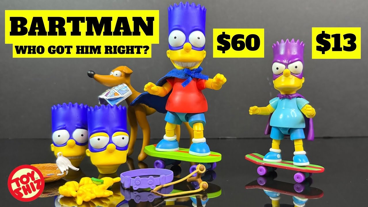 2025 THE SIMPSONS: BARTMAN vs THE PRICE MUTANTS | Super 7 vs Jakks Pacific