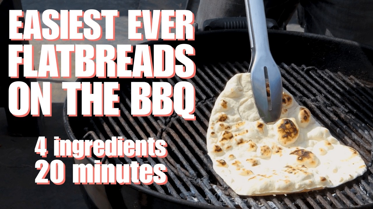 4 Ingredient, 20 Minute BBQ Flatbread Recipe
