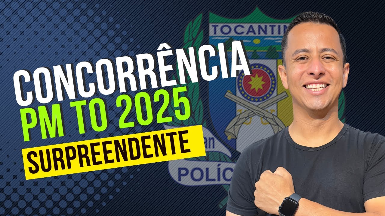 LIVE URGENTE: Análise da Concorrência PMTO 2025 - Professor Rodolfo Souza