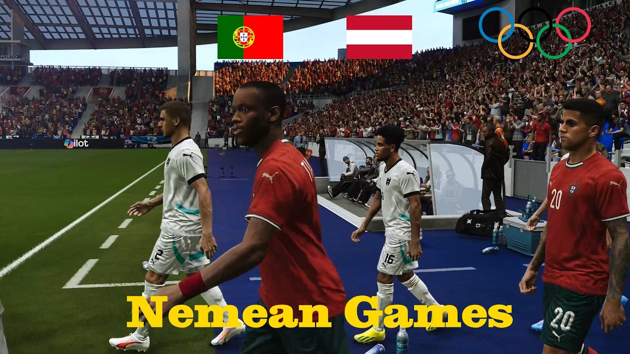 Portugal 🇵🇹 vs Austria 🇦🇹 Football Men ⚽ Group K ⚽ Nemean Games