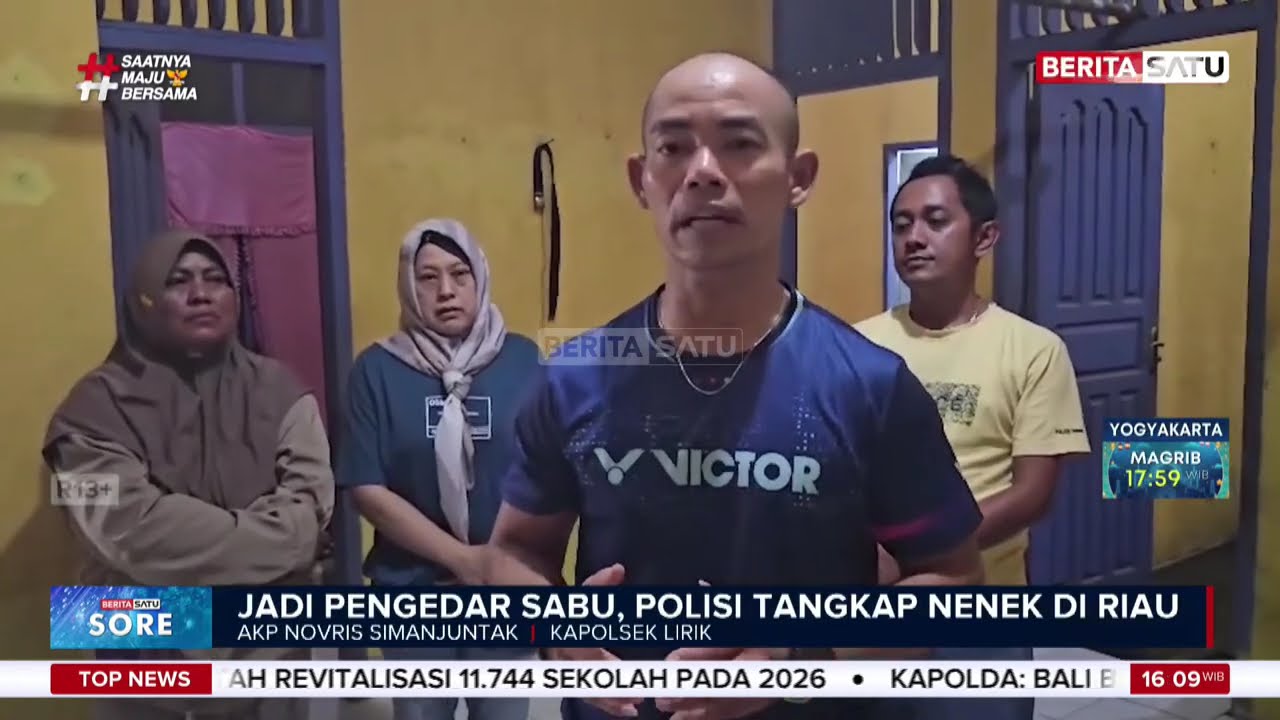 Nekat Jadi Bandar Narkoba, Nenek di Inhu Riau Ditangkap Polisi #Beritasatu