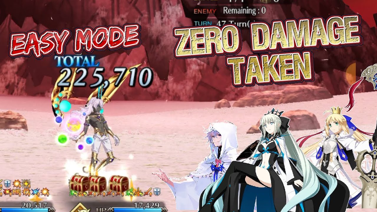 【FGO】 Super Arjuna Alter ft. Immortal Avalon Team - Zero Damage Taken