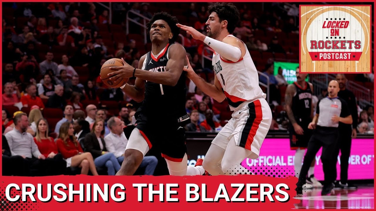 POSTCAST: The Houston Rockets Blast The Portland Trail Blazers On a Friday Night