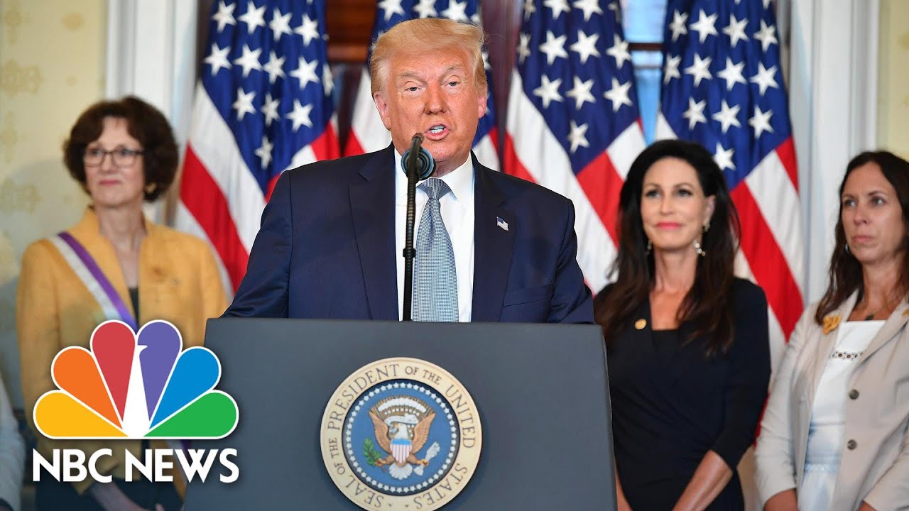 Trump Announces He Plans To Pardon For Susan B. Anthony For Voting Illegally In 1872 | NBC News NOW