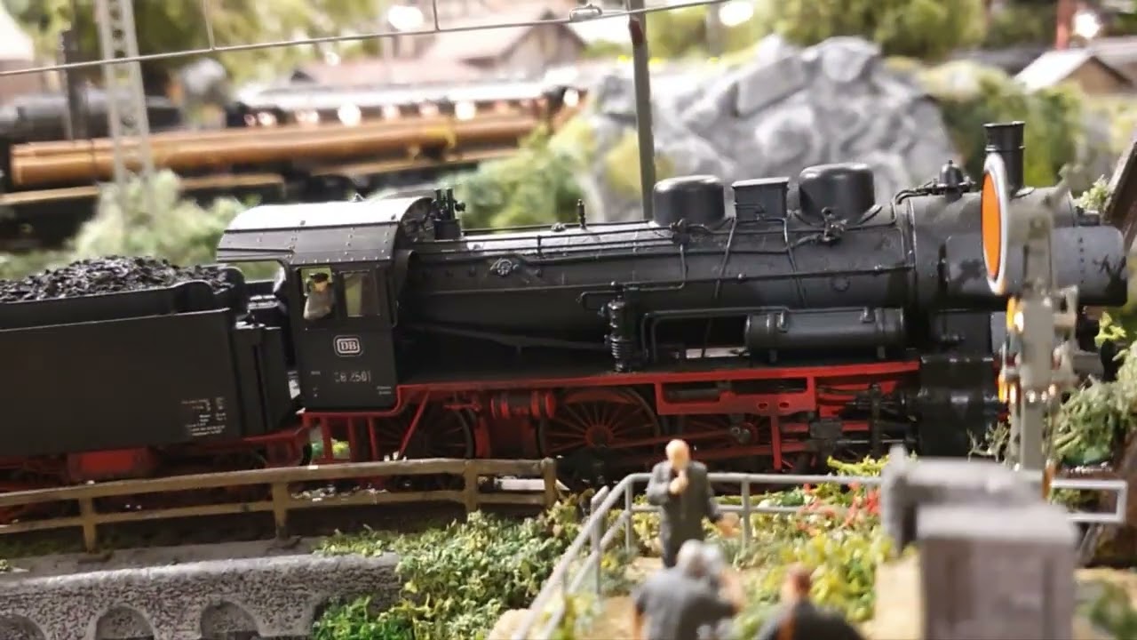 Märklin 37040 BR38 DB mit ESU-Loksound 4 auf Probefahrt! 