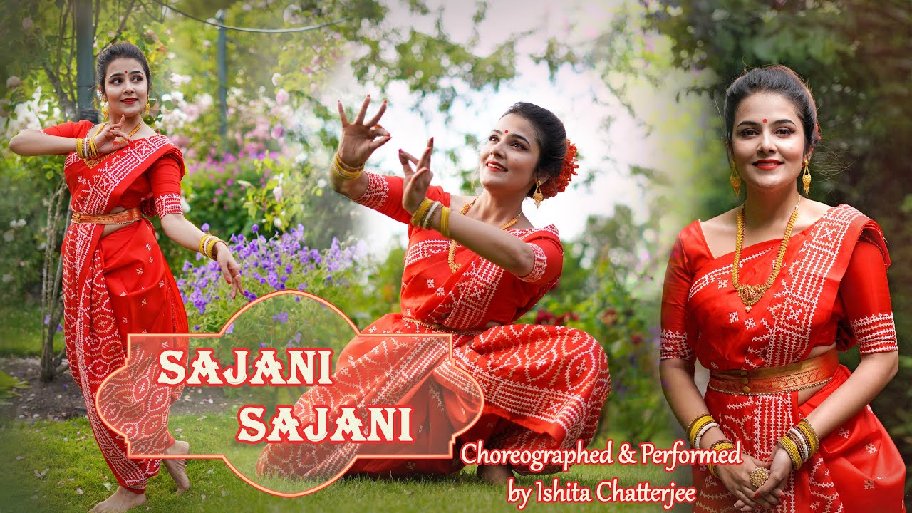 Sajani Sajani Radhika Lo | Bharatanatyam based Rabindra Nritya | Dance by Ishita | Rabindra Sangeet