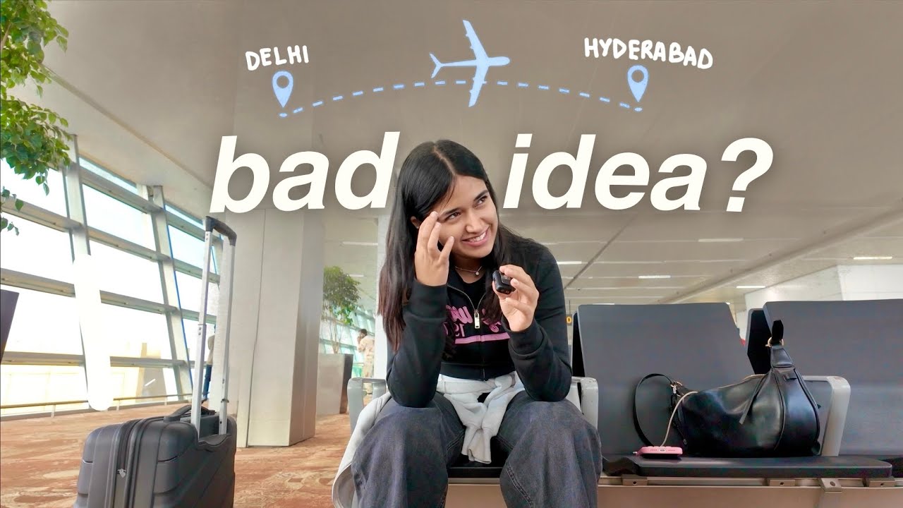 i booked a flight with NO PLAN....*chaos*