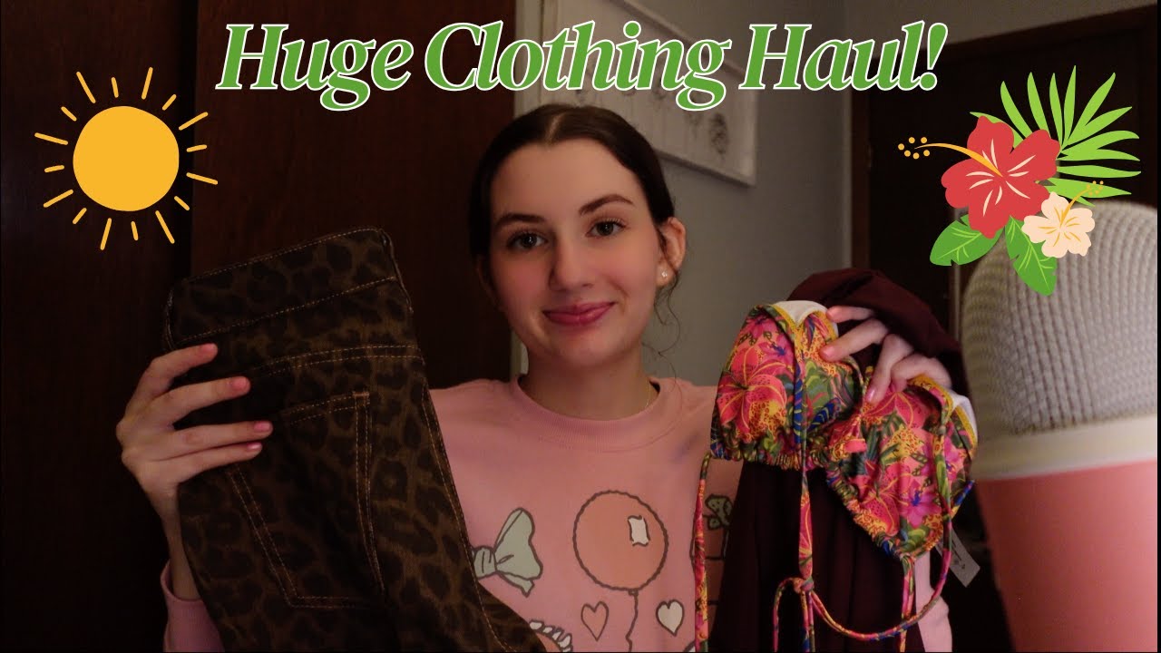 ASMR | Huge SHEIN Summer Clothing Haul! 🌺