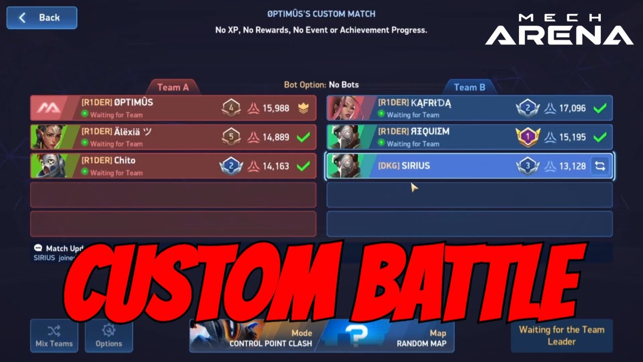 Mech Arena intense and unstoppable custom Battles #mecharena 