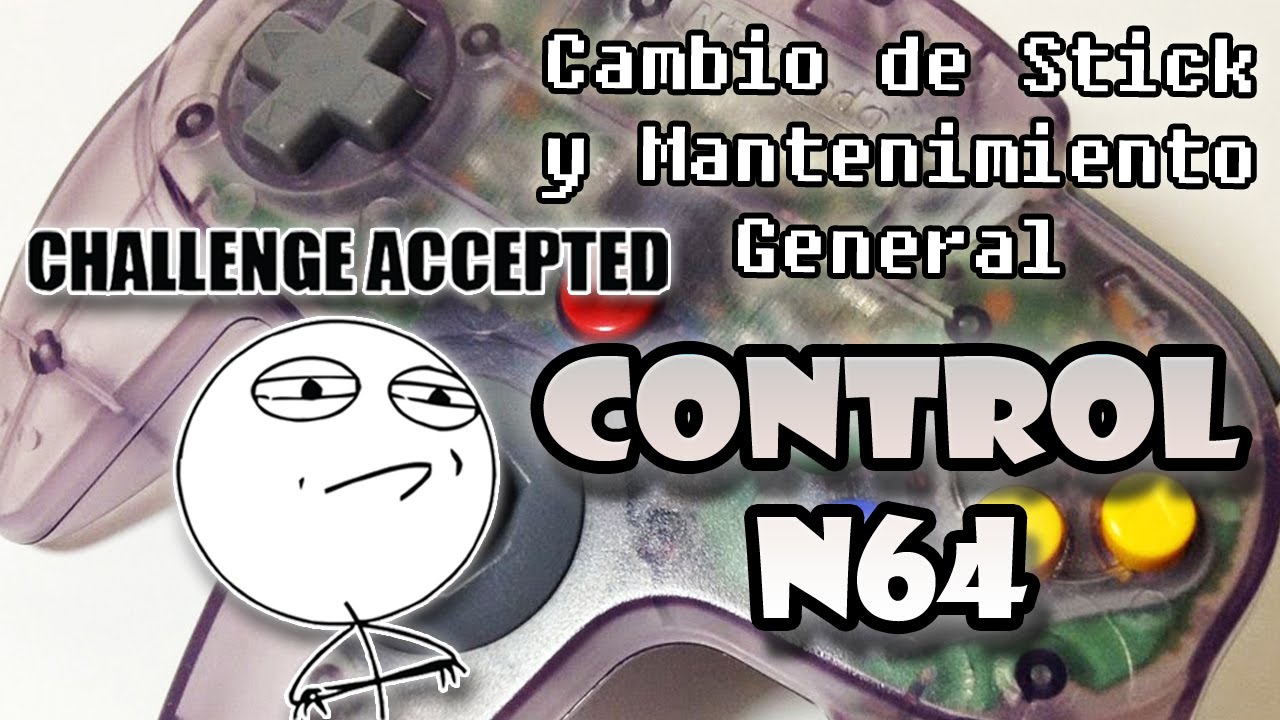 Como cambiar Stick de control para N64 y mantenimiento detallado para principiantes.