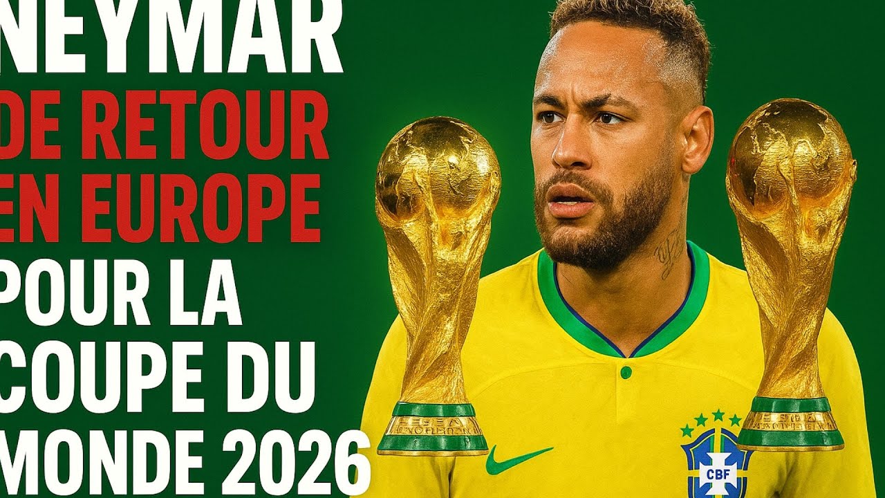 Neymar de Retour en Europe pour la Coupe du Monde 2026 ? Inter, Naples et Ancelotti en Piste ! 🔥