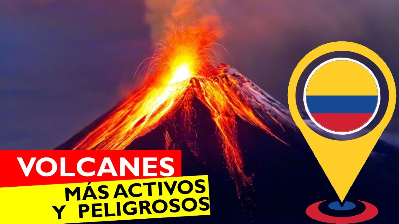 🌋  7 VOLCANES M&Aacute;S ACTIVOS DE COLOMBIA 🇨🇴 (((M&Aacute;S PELIGROSOS))) #nevadodelruiz