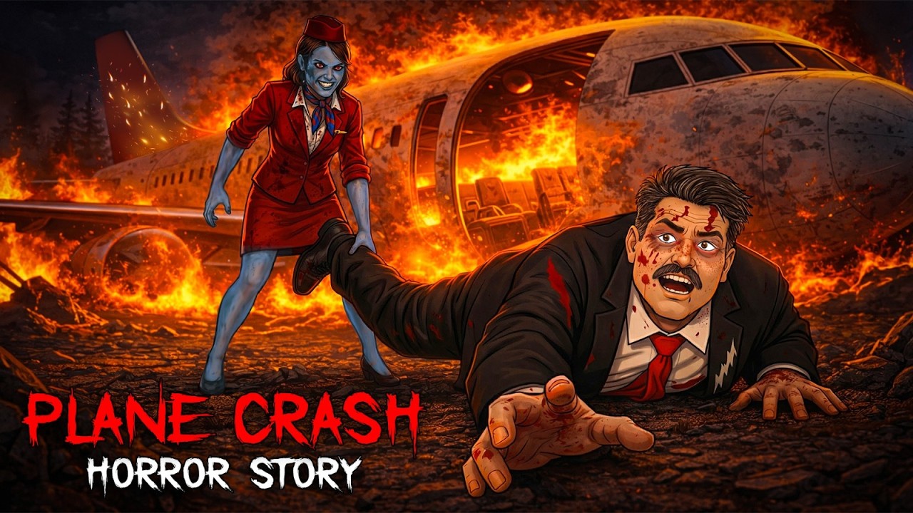 Plane Crash Horror Story | Real Horror Stories | सच्ची कहानी | Horror Stories in Hindi | Scary Town
