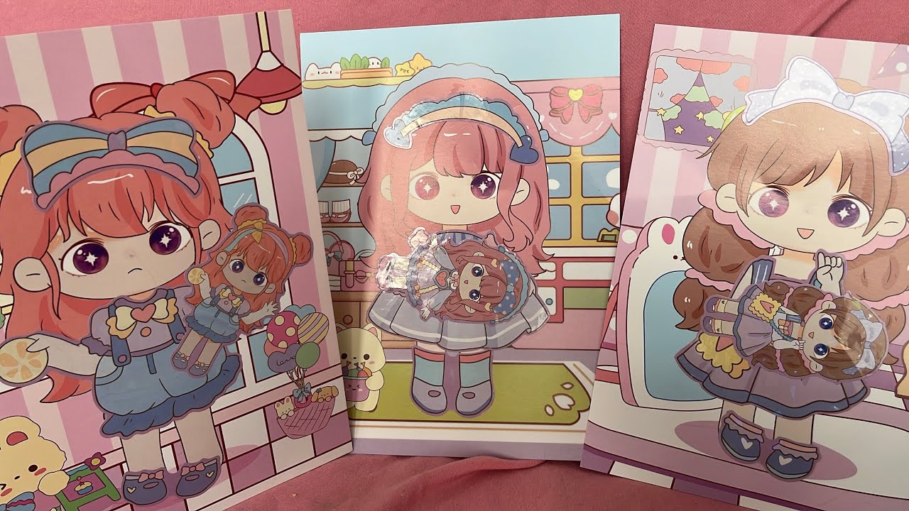 Cùng Linh Đan chơi hình dán công chúa 👸 chơi stickers siêu dễ thương