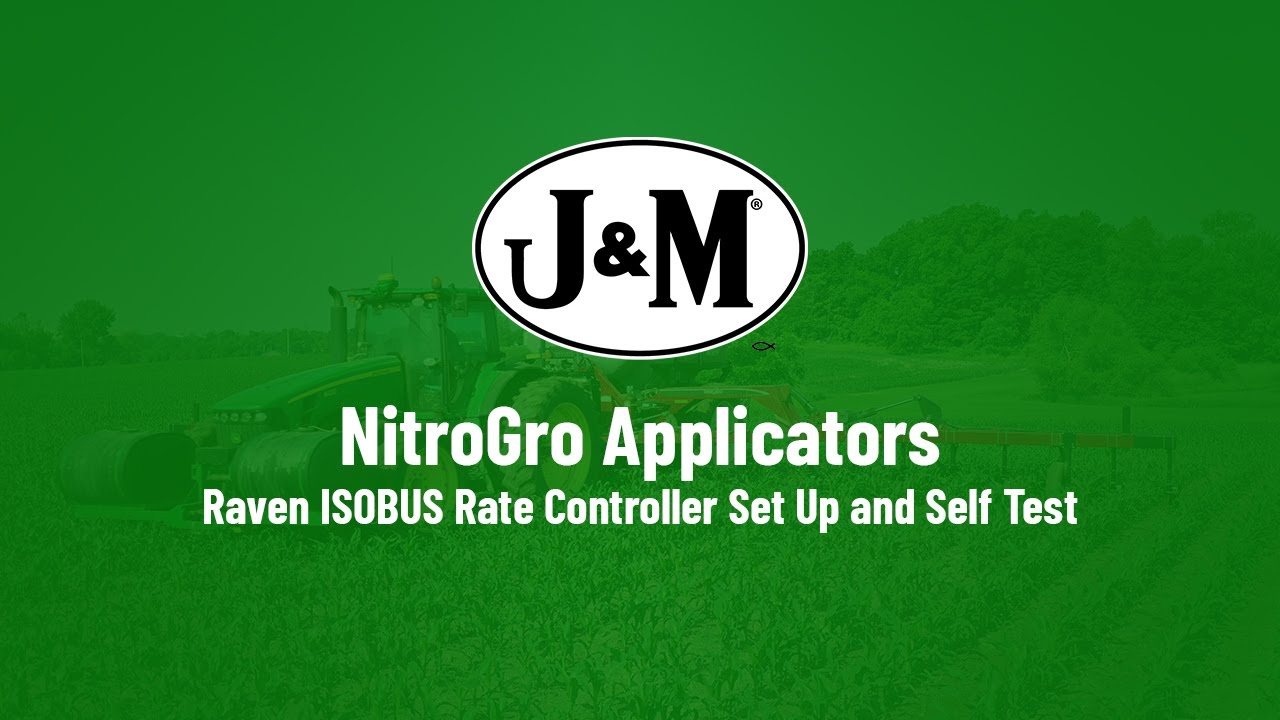 Raven ISOBUS Rate Controller Set Up and Nozzle Flow Check