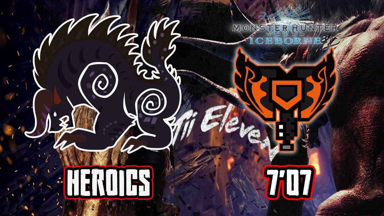 MHWorld Iceborne : Behemoth | 7'07 | Solo with Charge Blade [ Heroics ]