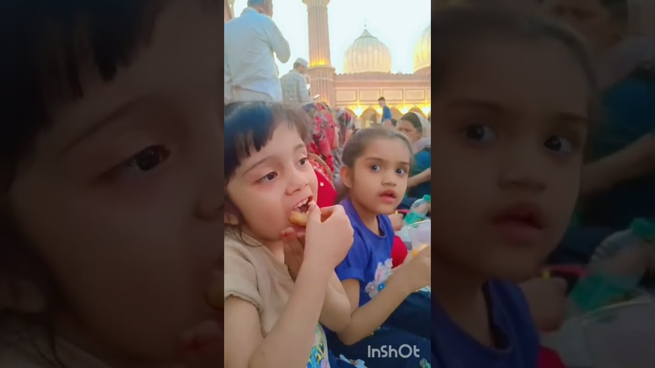 Mini vlog jamma Masjid iftar video#  cutesisters like share