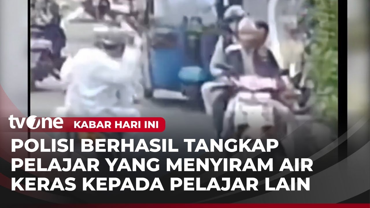 3 Pelaku Penyiraman Air Keras Pelajar Ditangkap Tanpa Perlawanan | Kabar Hari Ini