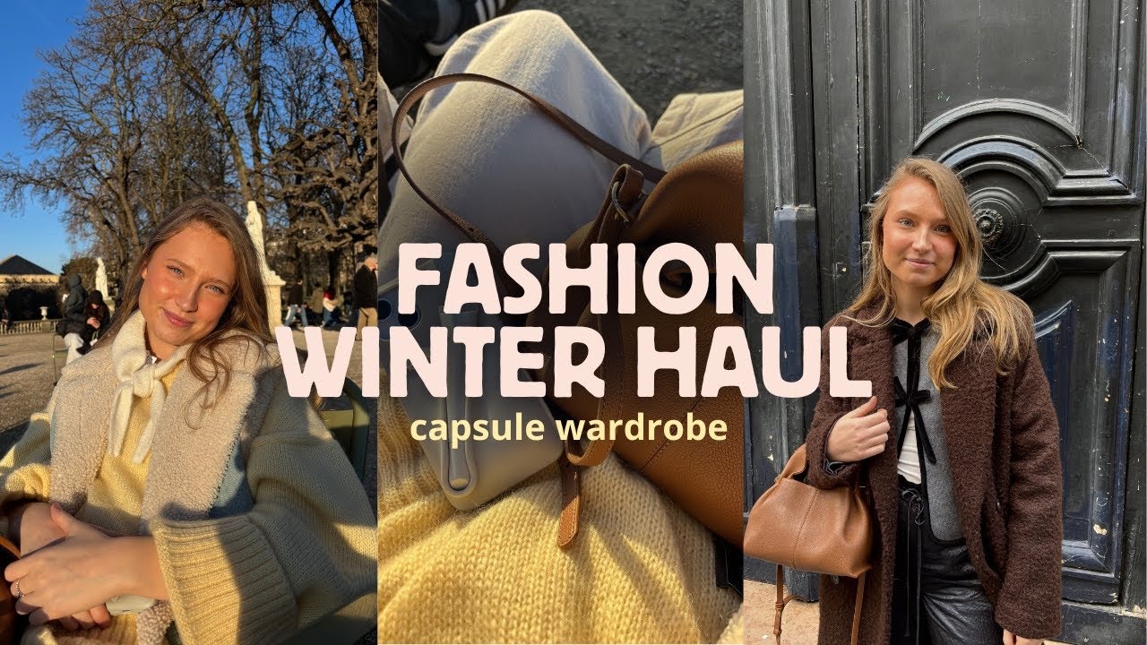 Winter fashion haul - Sézane, gina tricot, gisou and more