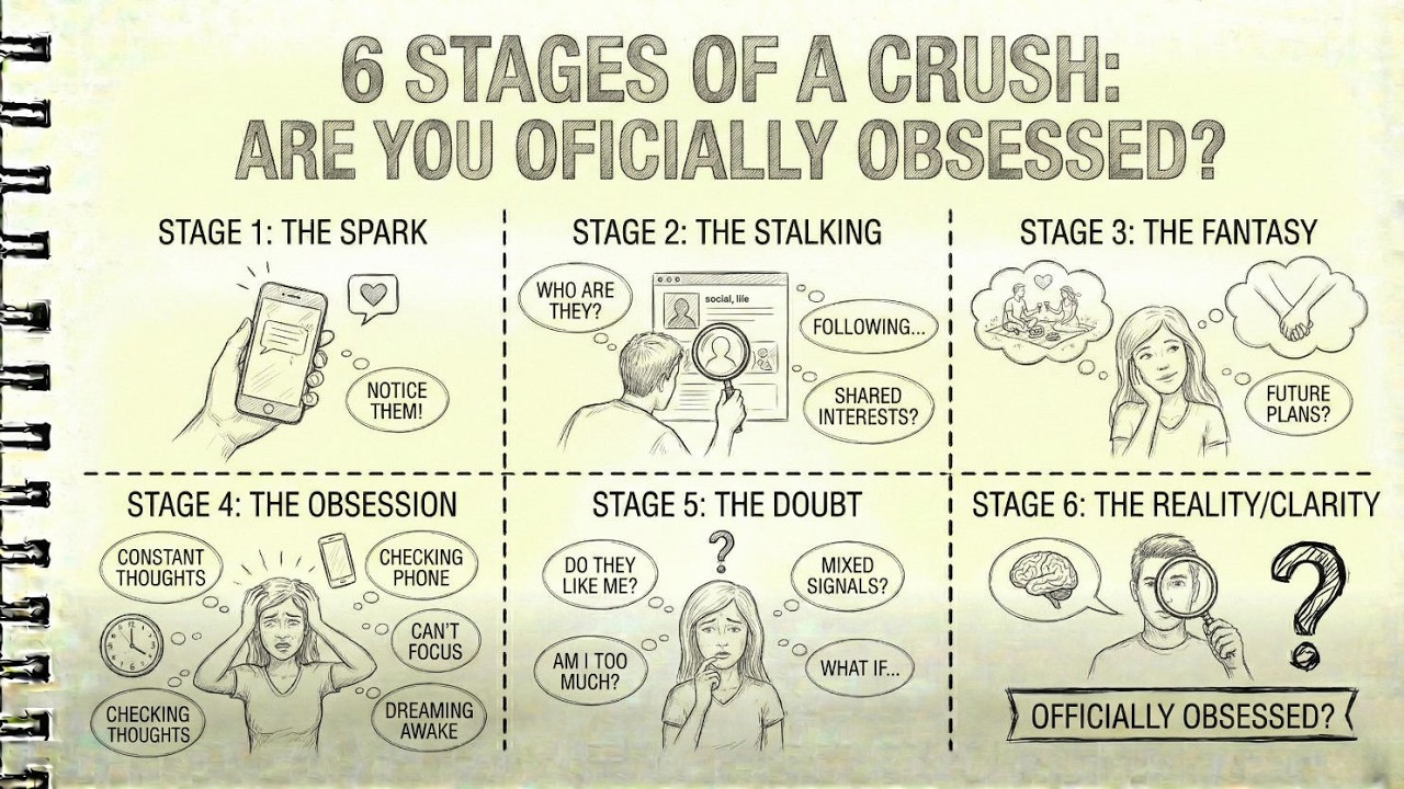 6 Stages of a Crush Are You Officially Obsessed