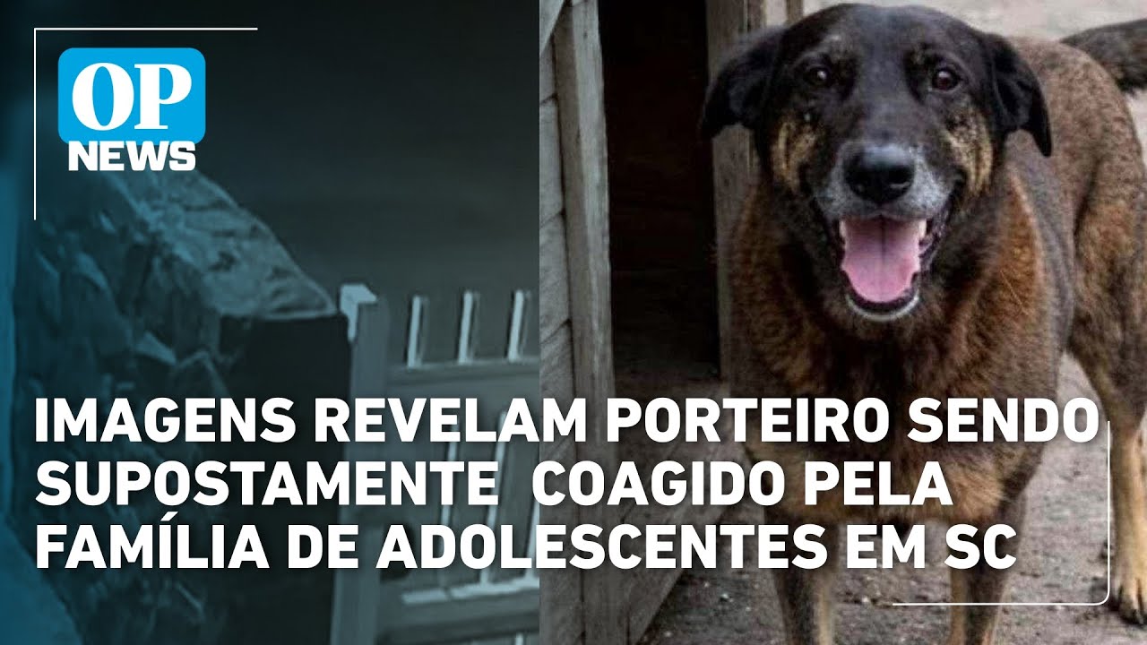 Cão Orelha: Vídeo mostra porteiro sendo supostamente  coagido pela família de Adolescentes em SC