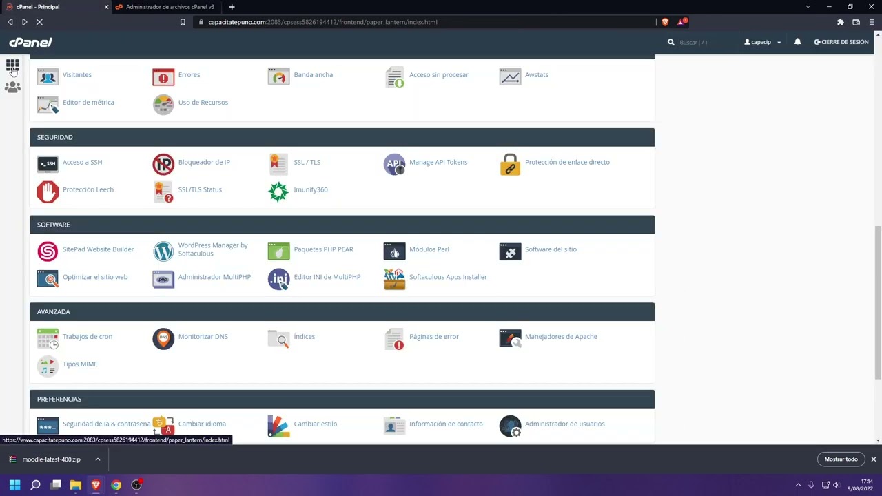 01 Video Moodle 4.0  - Guía rápida de Instalación