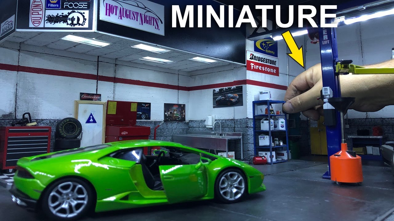 HOW TO | Make a MINIATURE Auto Shop