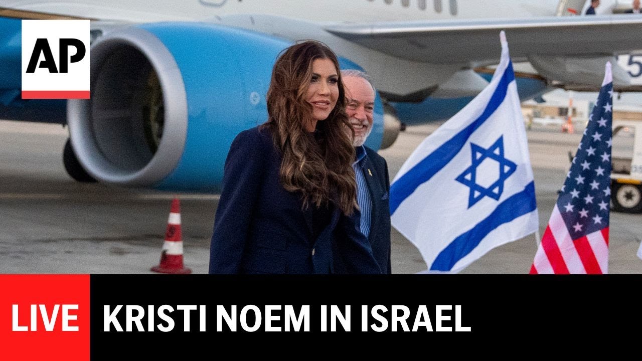 LIVE: US Homeland Security Secretary Kristi Noem in Israel