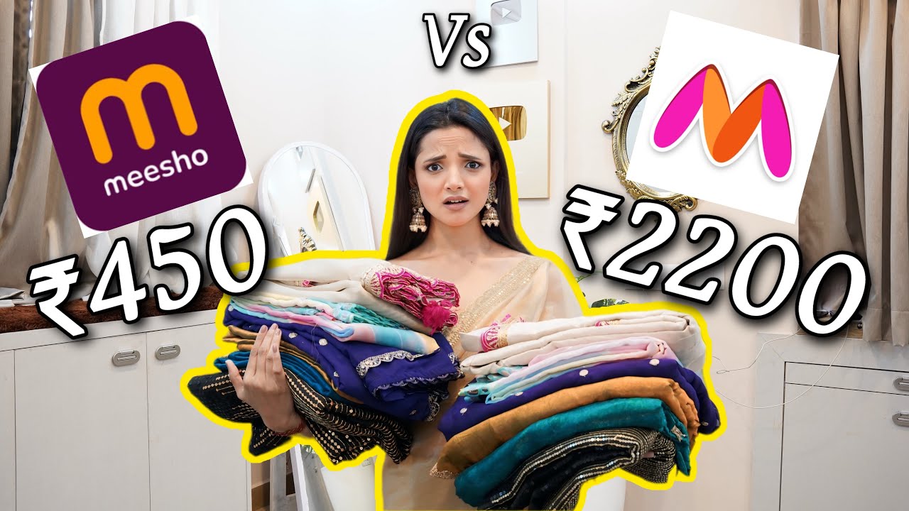 Meesho Vs Myntra🤯 Same Product Different Price 🤯 |Which one is best? Honest Review😳😨