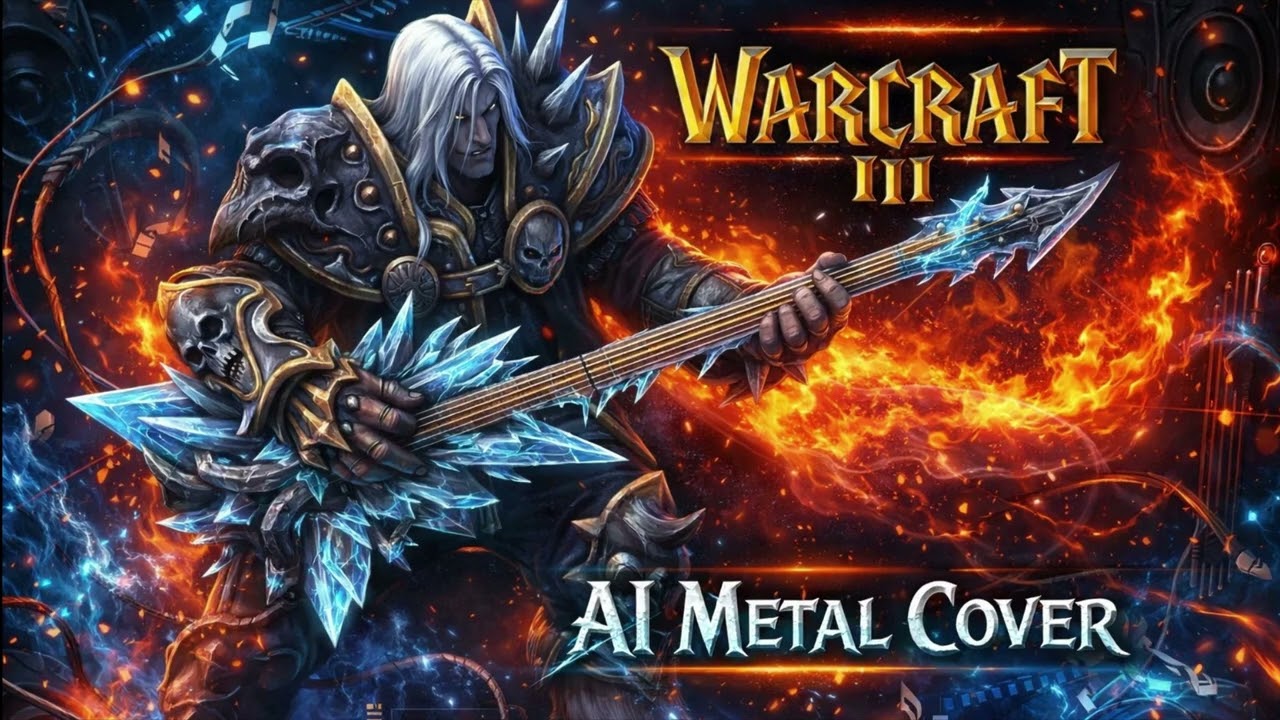 WarCraft 3 - Human 1 (Blackrock & Roll) Theme | AI METAL COVER (from Roman Samartsev)