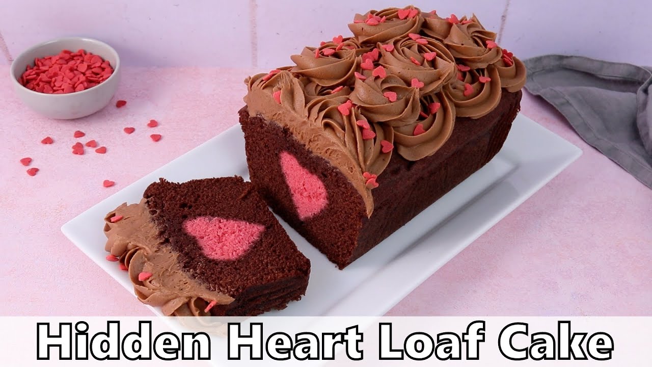 Hidden Heart Loaf Cake Recipe