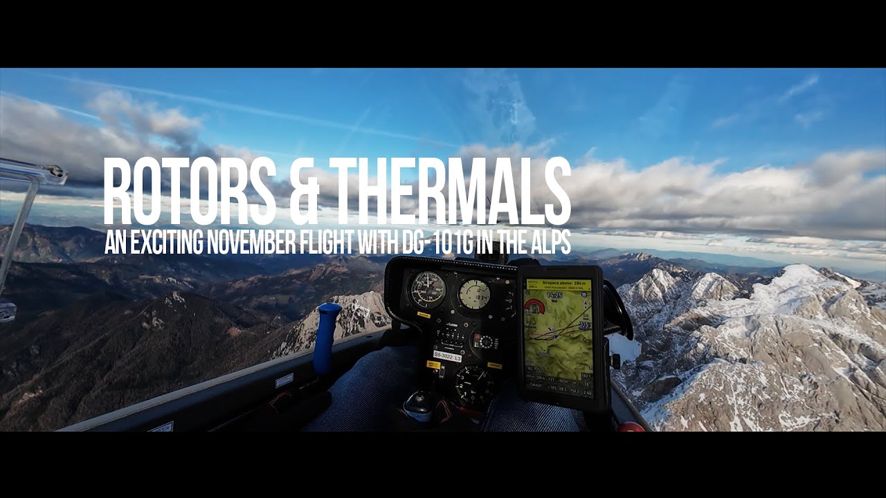Rotors & Thermals with DG-101G in the Alps │ Lesce Airfield, Slovenia