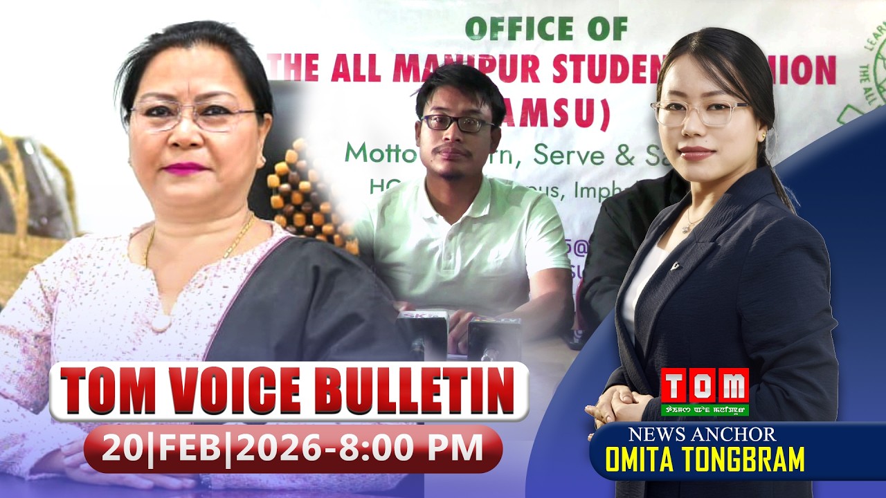 TOM TV - TOM VOICE BULLETIN || 20 FEB 2026, 8:00 PM