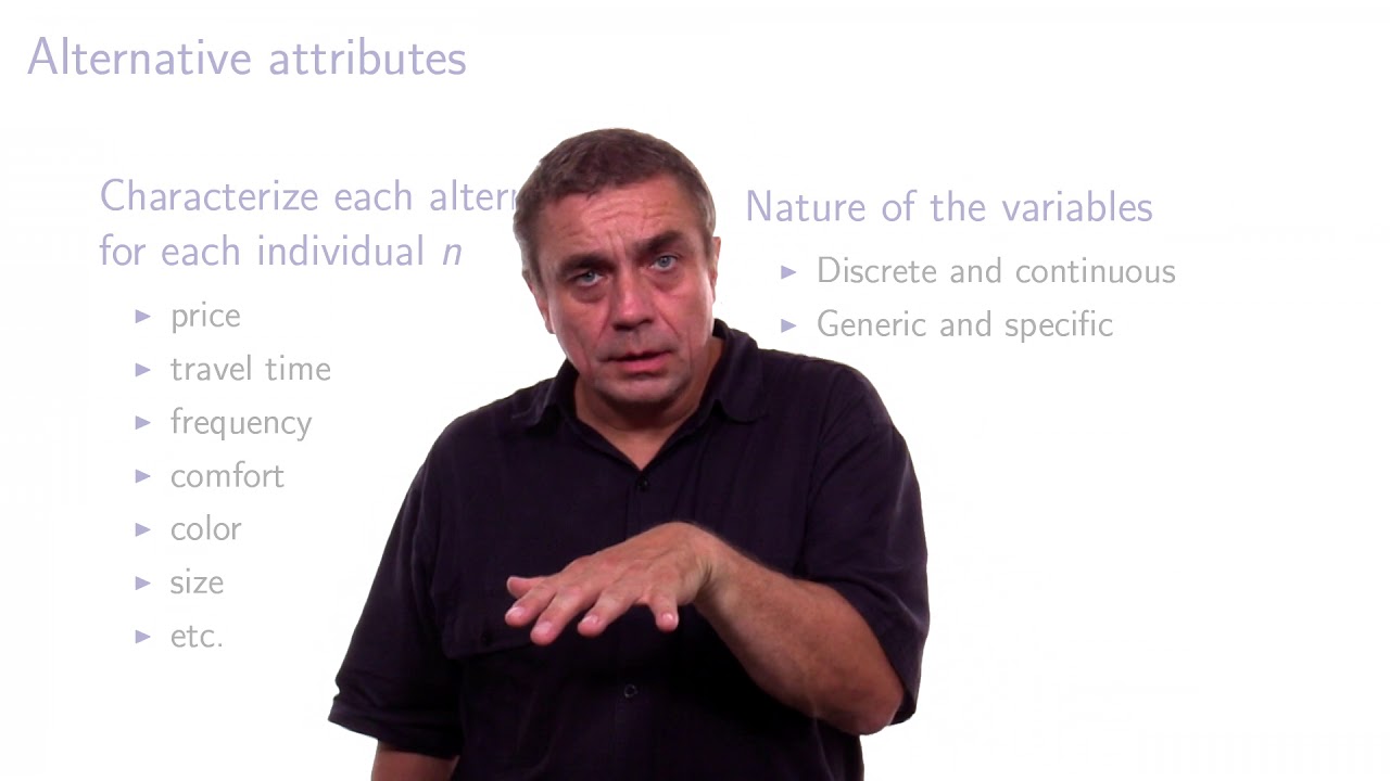 2.1.1 Ingedients of choice theory