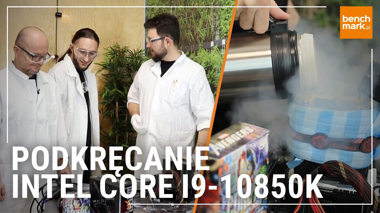 Ekstremalne podkręcanie Intel Core i9-10850K na ciekłym azocie