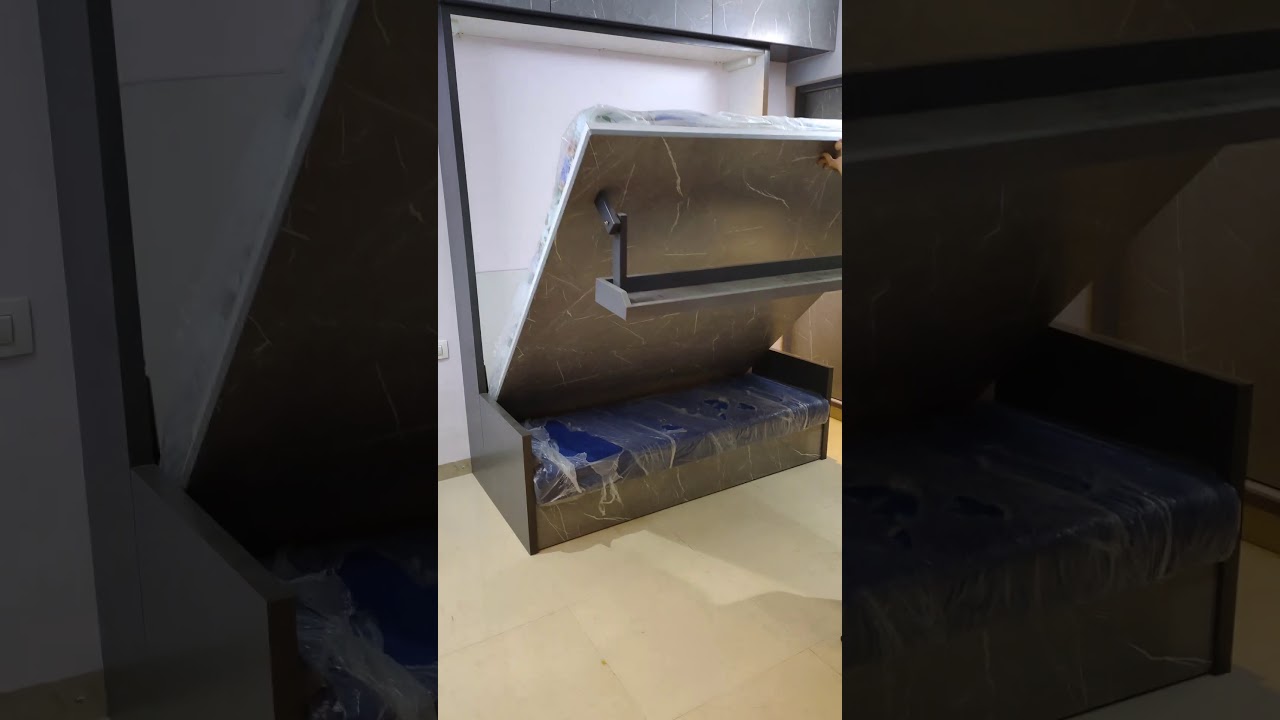 Wallbed with sofa and Overhead storage