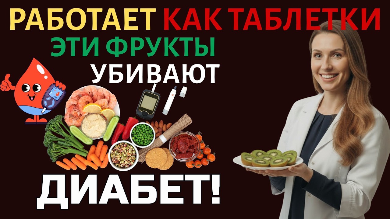 Эти 8 фруктов отключают инсулинорезистентность! Сахар снижается сам | здоровье после 60