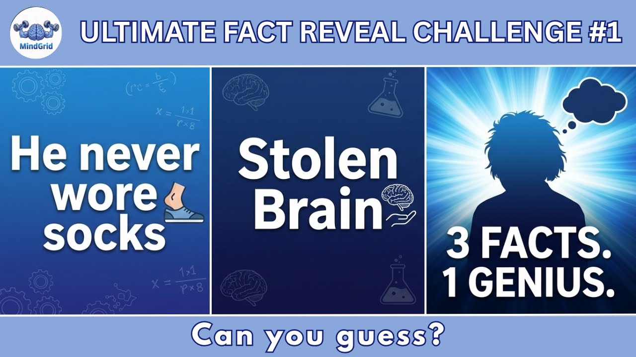 3 Facts. 1 Mystery. Can you solve the MindGrid? 🧠🔳