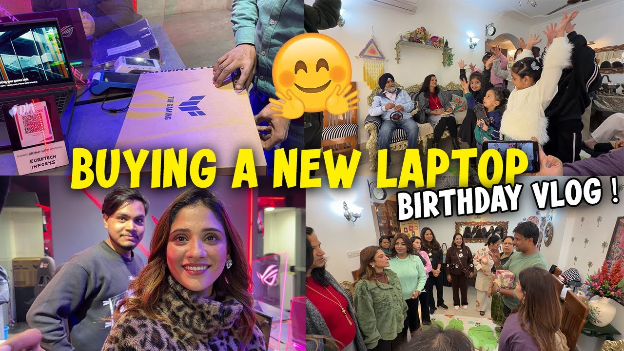 Buying a new laptop 💻 and birthday 🎂 vlog