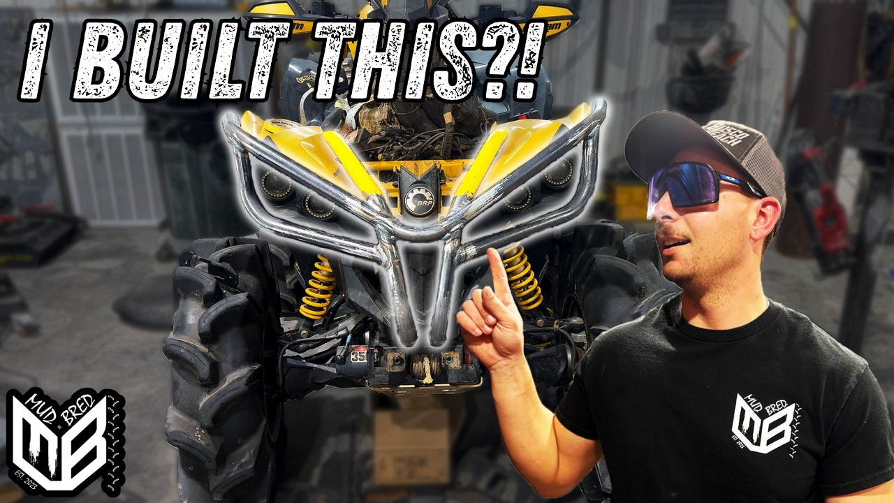 Building My Own Can-Am Renegade Front Bumper & Radiator Relocate... Will It Be Worth It?? PART 1