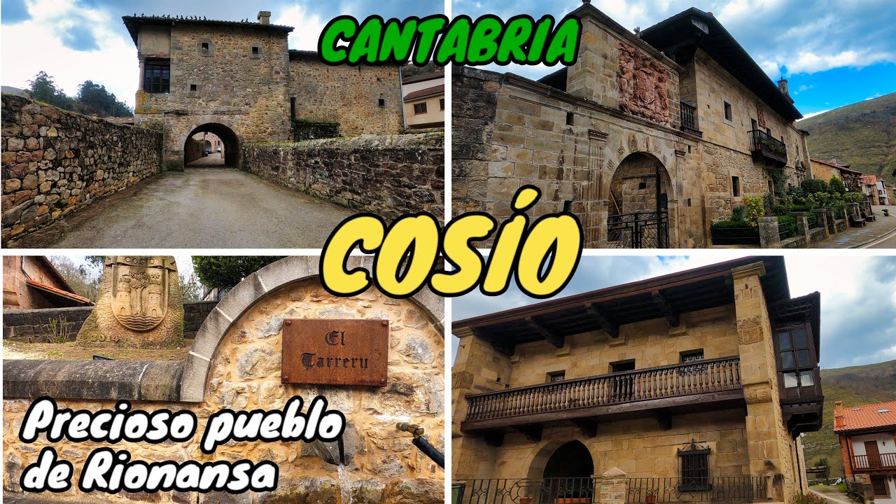 COSÍO. Monumentales Casonas en el Valle del Nansa. Precioso pueblo de Rionansa. CANTABRIA.