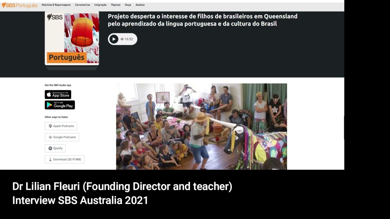 Entrevista para SBS Portuguese (Australia 2021)