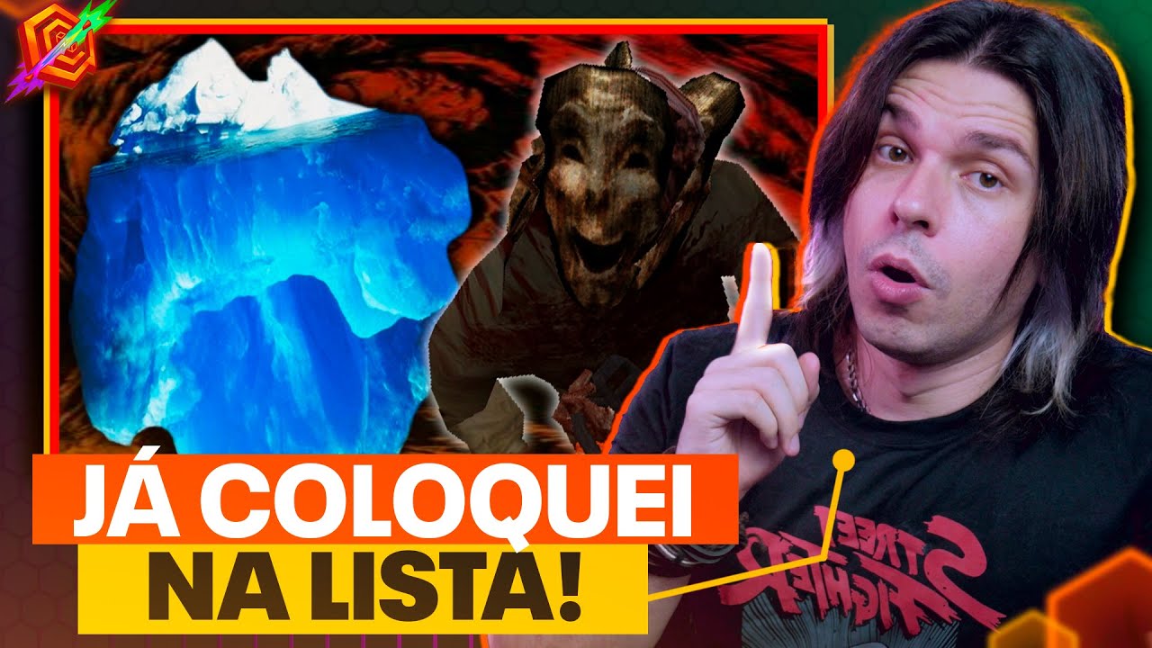 O ICEBERG DOS JOGOS DE TERROR - REACT